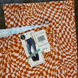 Tinseltown 11 Rust Twst Check Pants